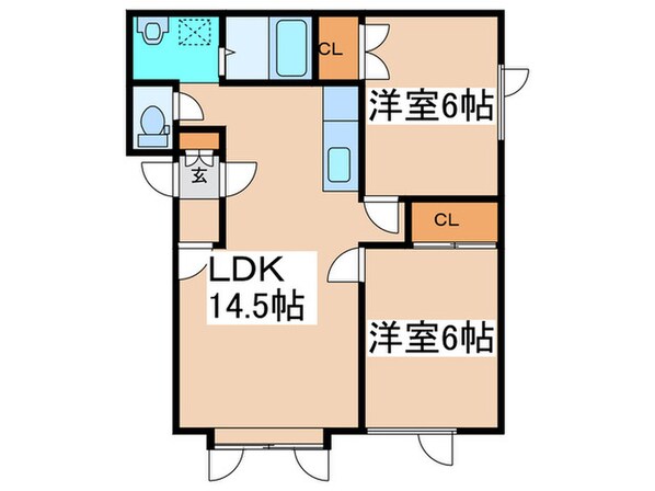 グラ－シュ３６の物件間取画像